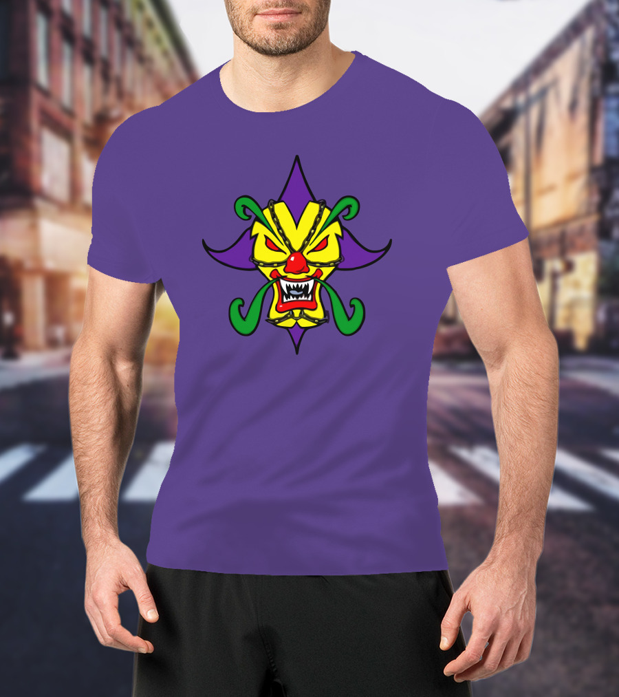 Psychopathic Merch Missing Link Found Joker's Card Mask Face Psychopathic Records Juggalo Merchandise T-Shirt