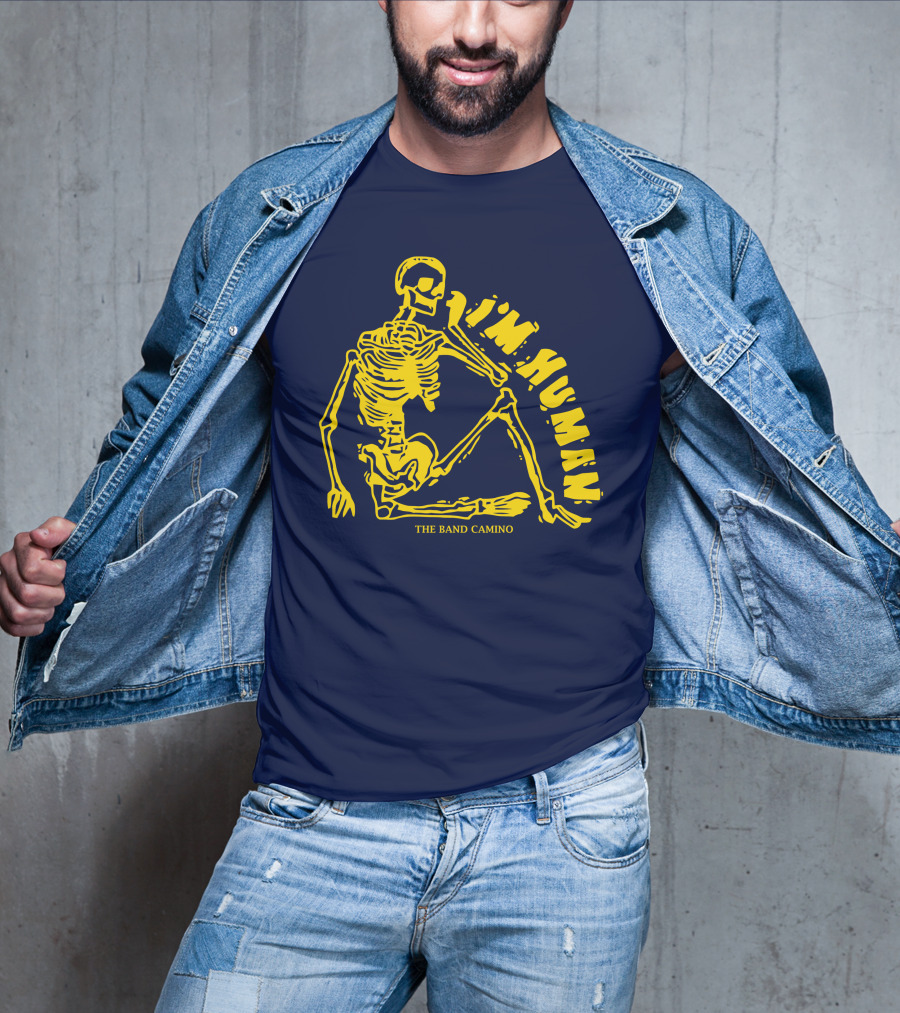 The Band Camino I'm Human Skeleton T-Shirt