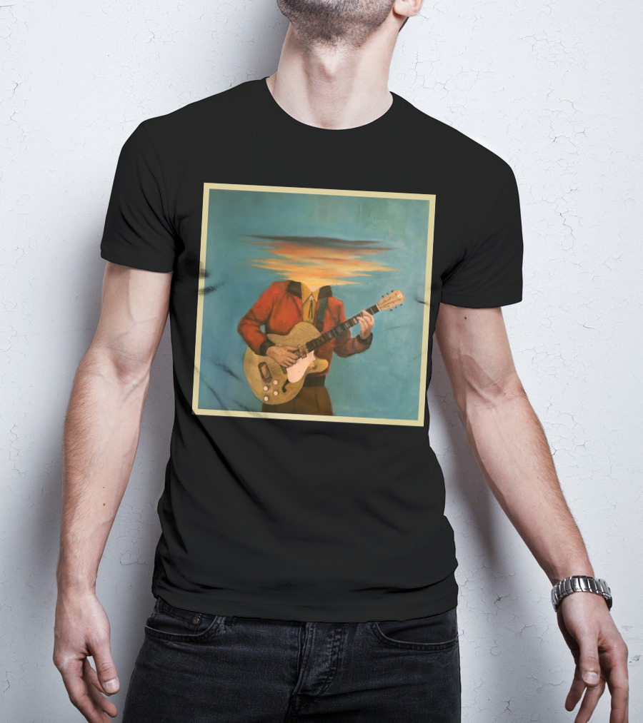 Lord Huron Long Lost Guitarist Surreal Sky Head T-Shirt
