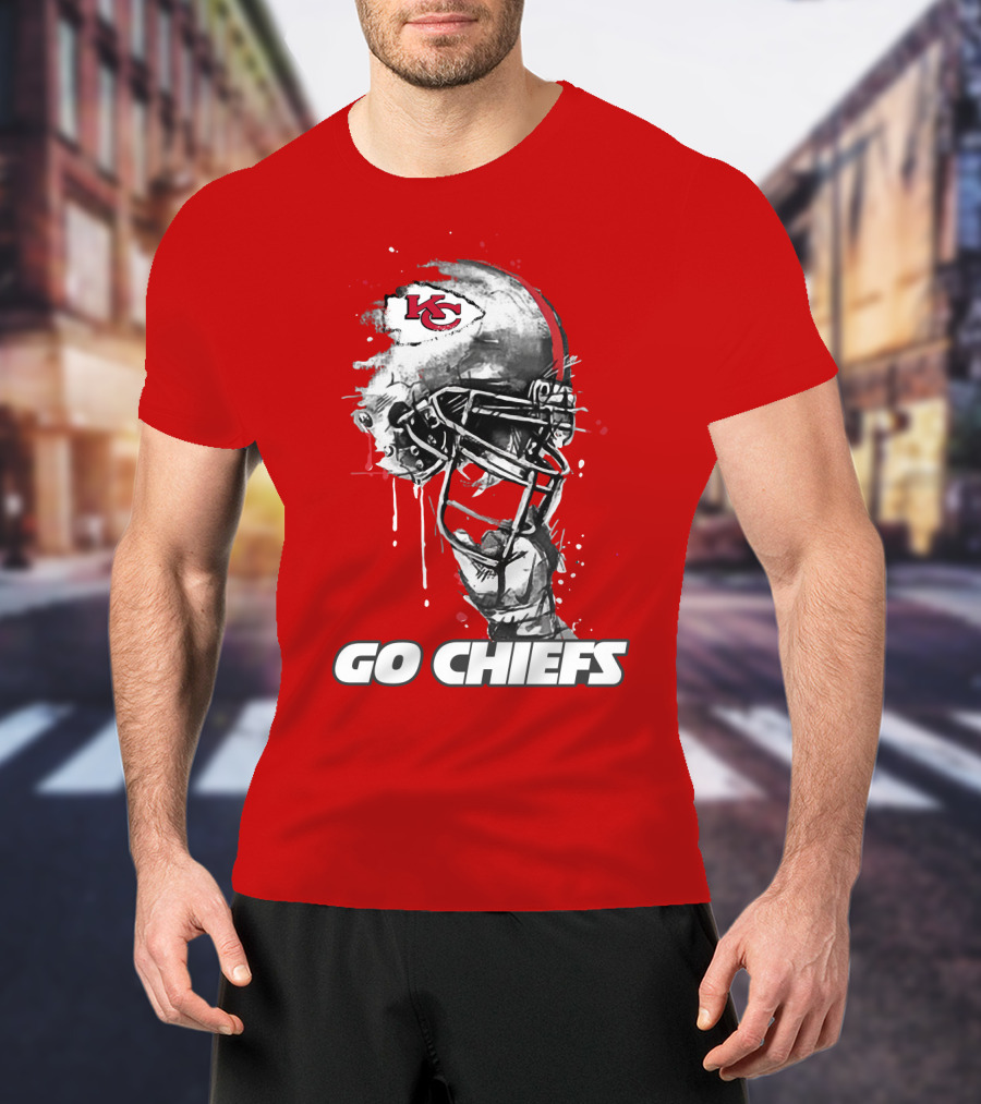 Go Chiefs Kc Helmet T-Shirt