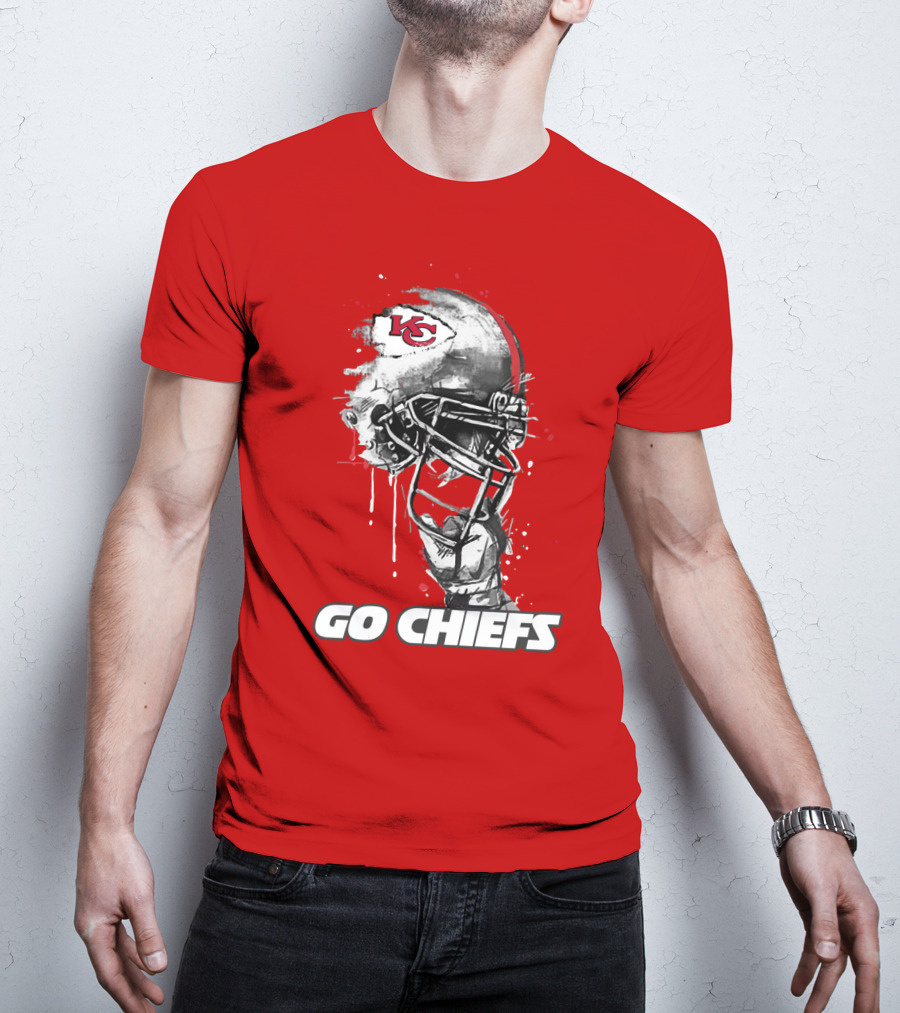 Go Chiefs Kc Helmet T-Shirt