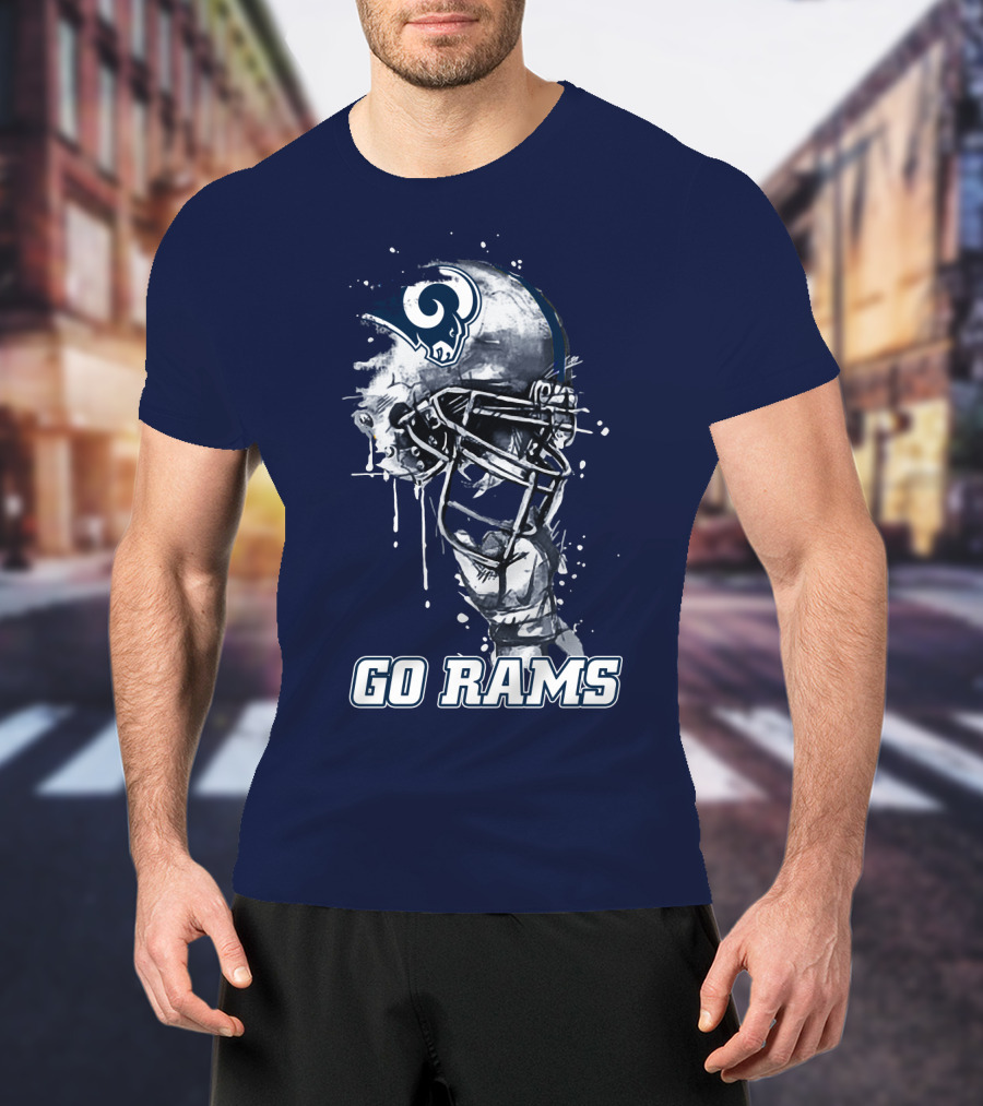 Go Rams Specialedition Helmet T-Shirt
