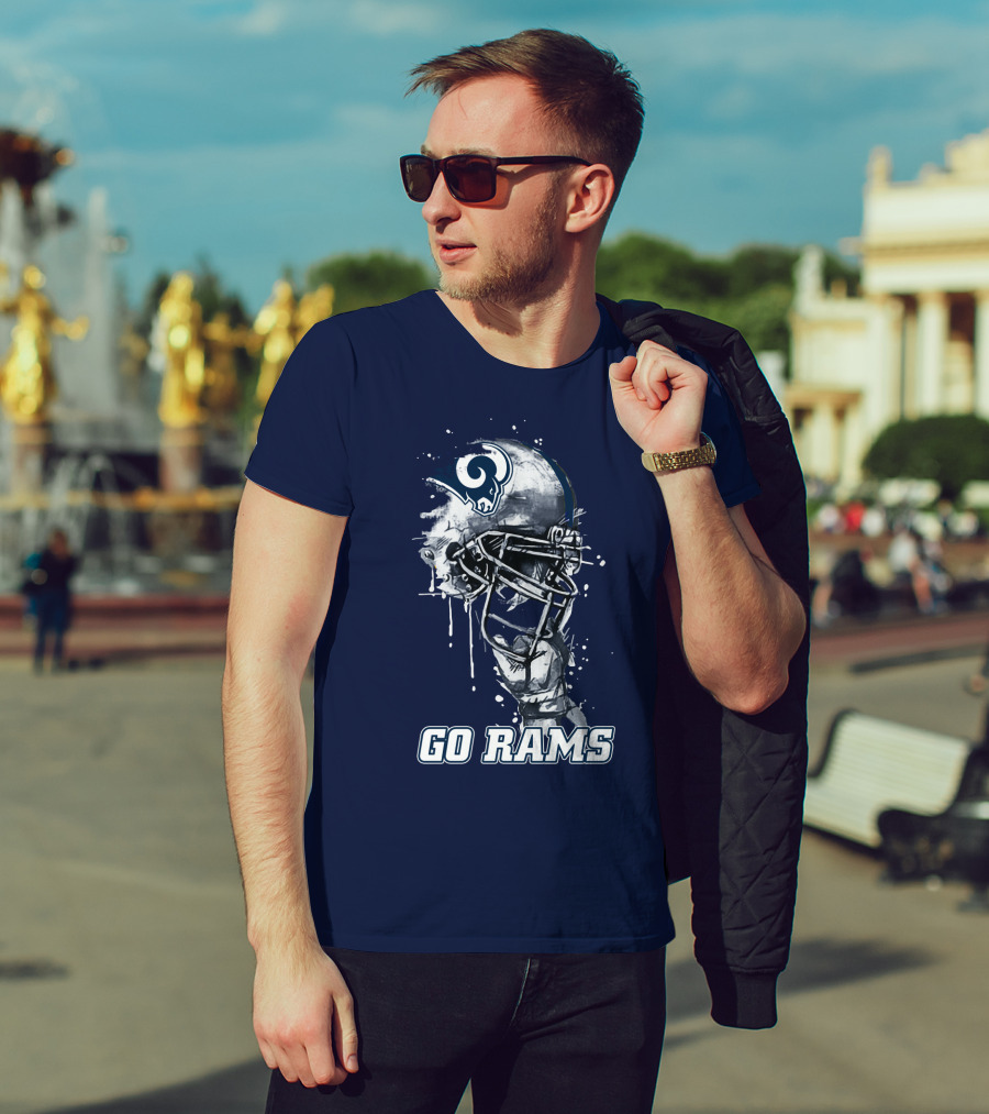 Go Rams Specialedition Helmet T-Shirt
