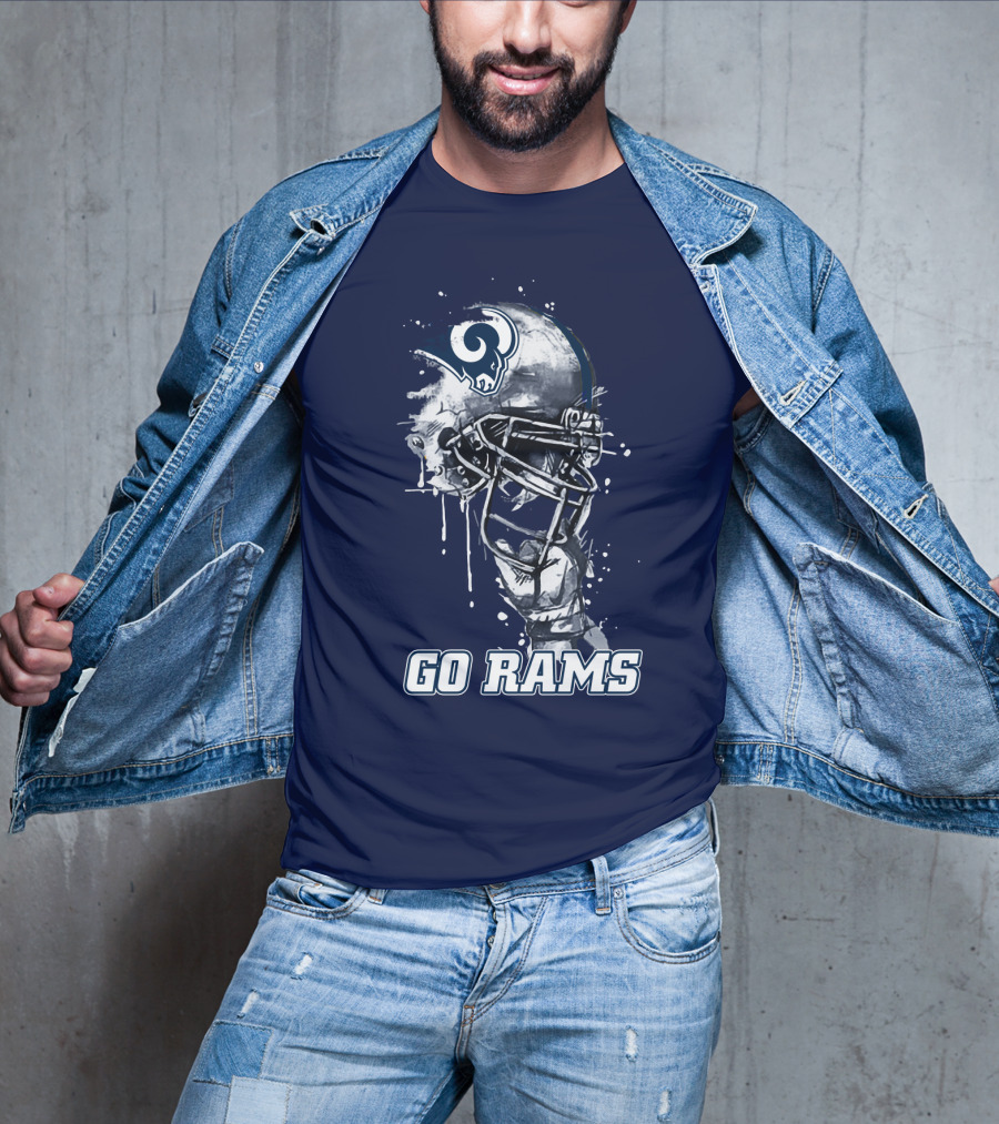 Go Rams Specialedition Helmet T-Shirt