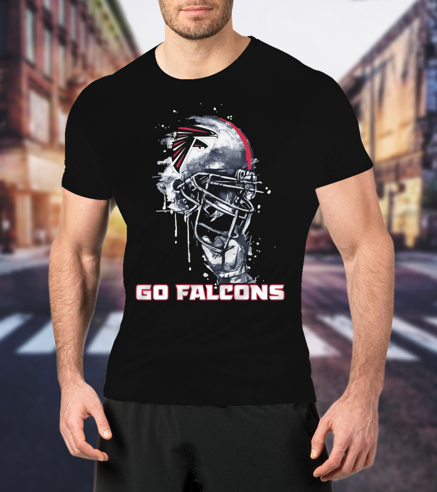 Go Falcons Falcons Helmet T-Shirt