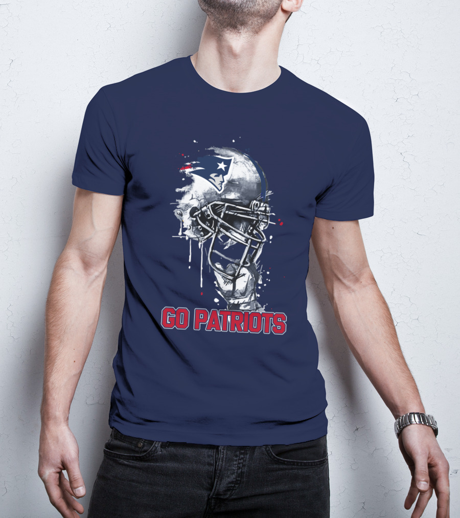 Go Patriots Patriots Helmet T-Shirt