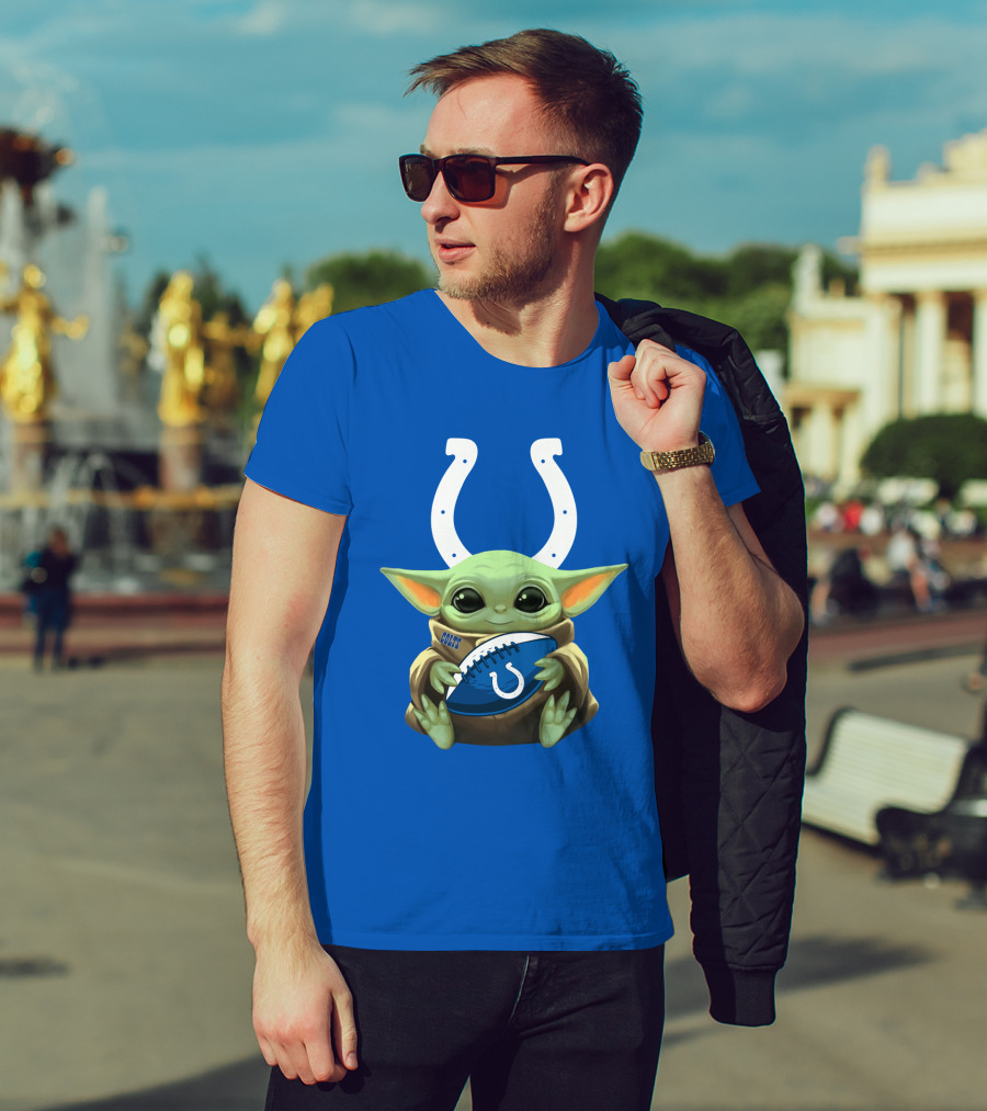 Baby Alien Colts Football Fans T-Shirt