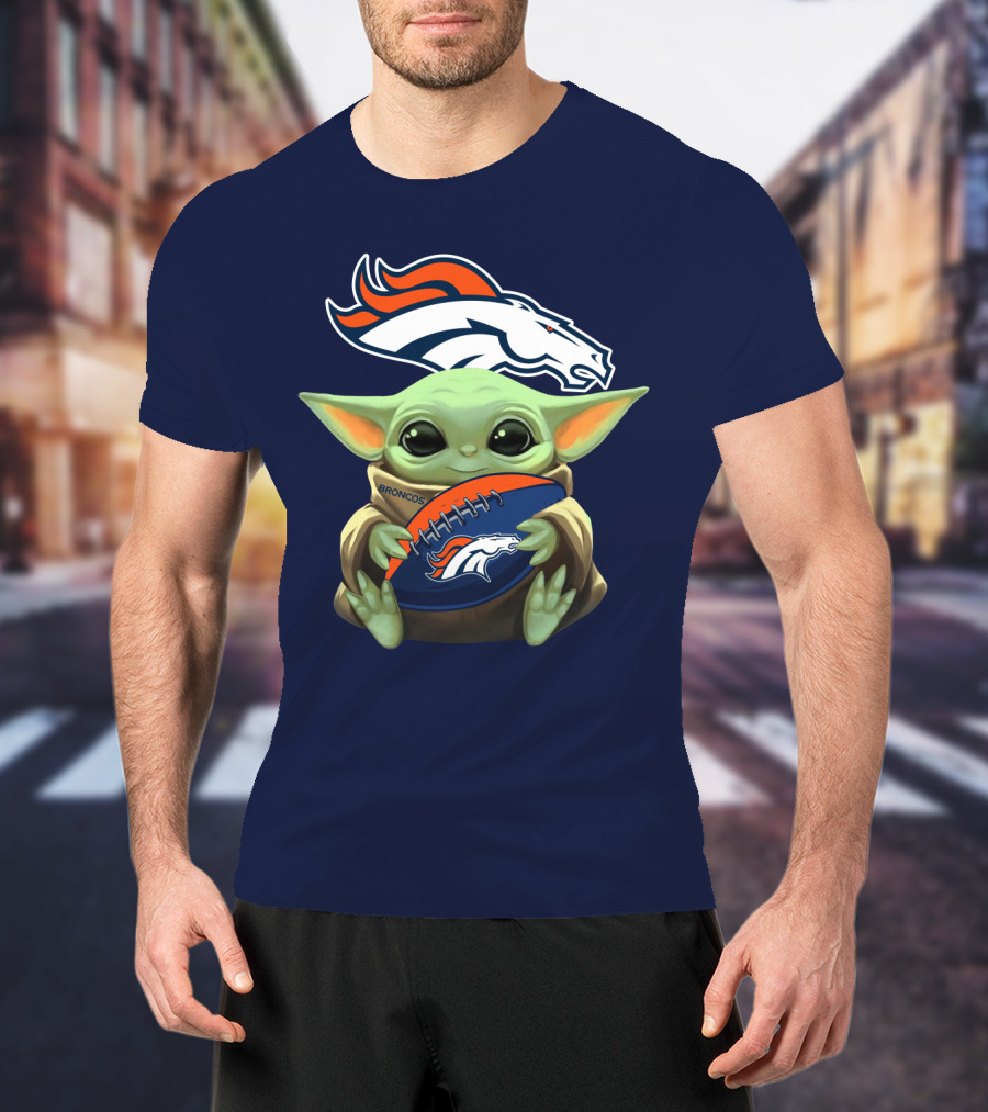 Broncos Baby Yoda T-Shirt