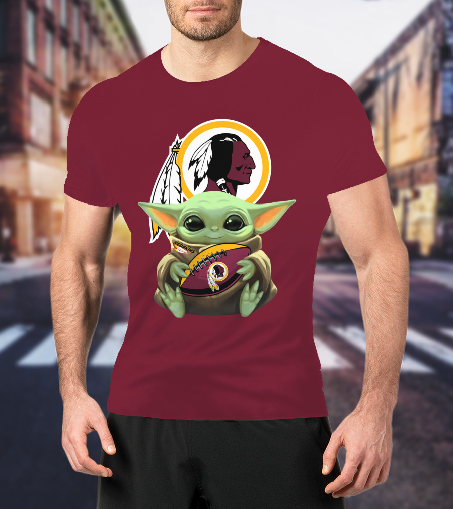 Baby Yoda Washington Football Team T-Shirt