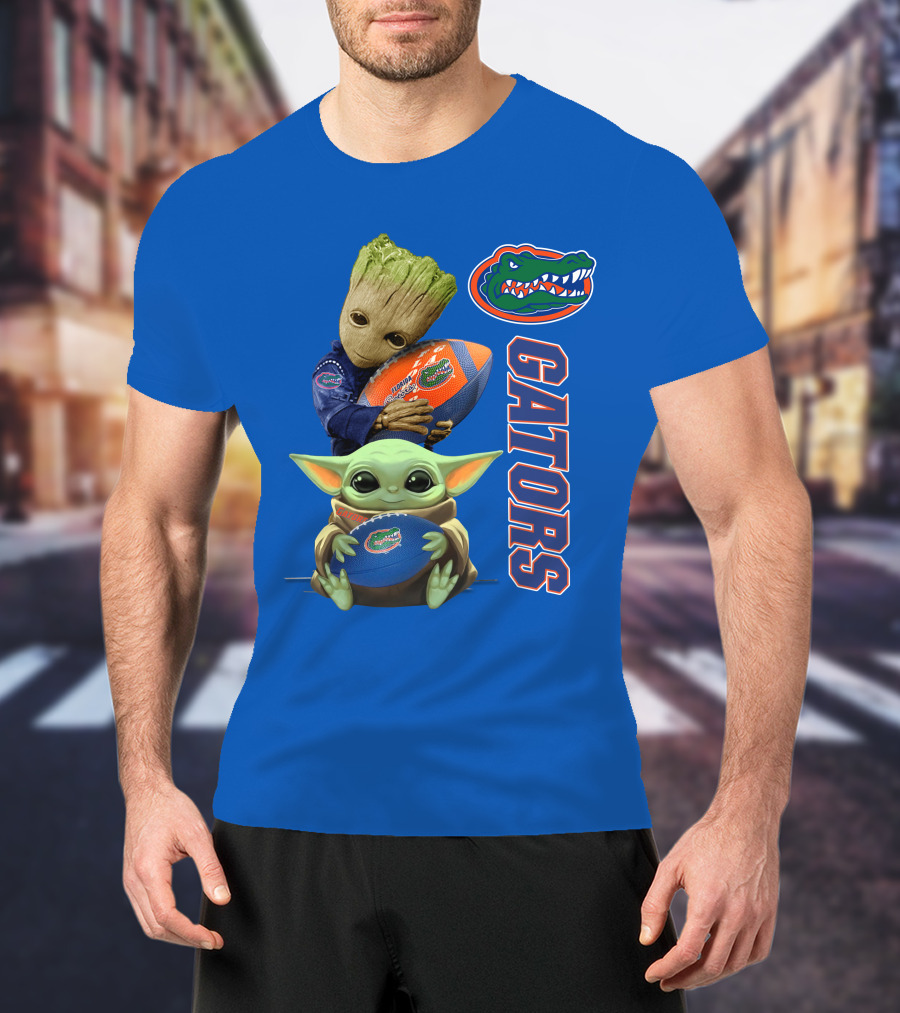 Gators Football Baby Alien And Tree Creature T-Shirt