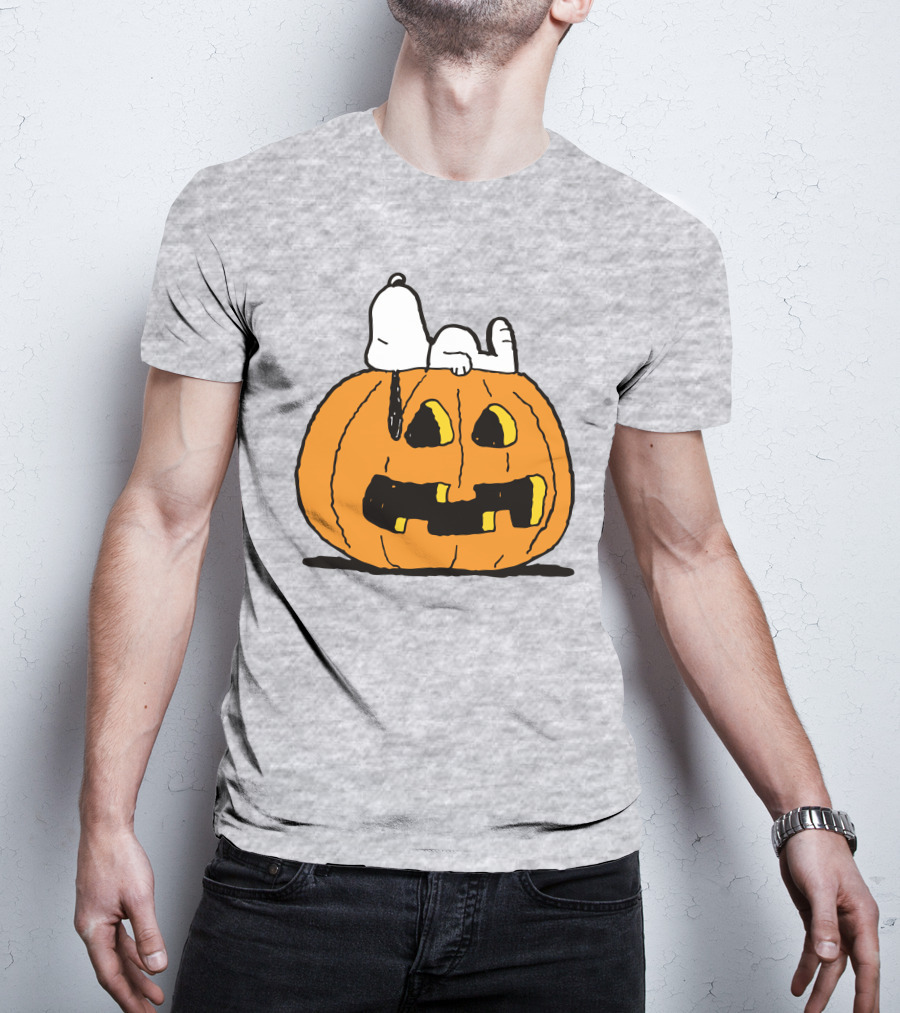Snoopy Halloween Pumpkin Peanuts T-Shirt
