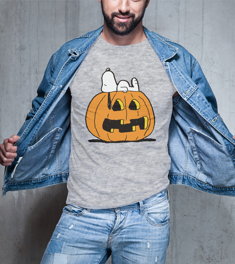 Snoopy Halloween Pumpkin Peanuts T-Shirt