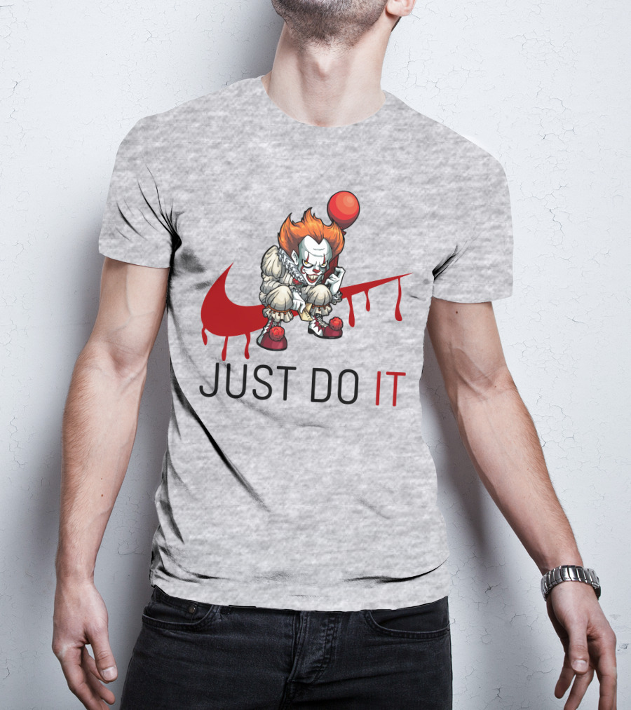 JUST DO IT Halloween Pennywise Balloon T-Shirt