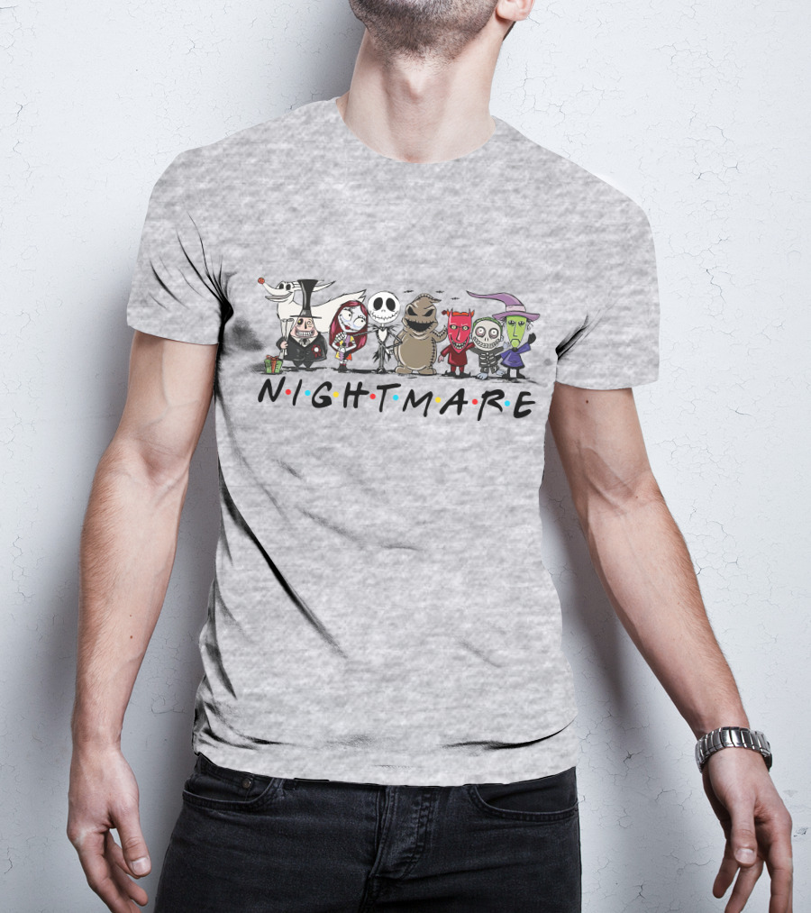 Nightmare Before Christmas Friends TV Show T-Shirt