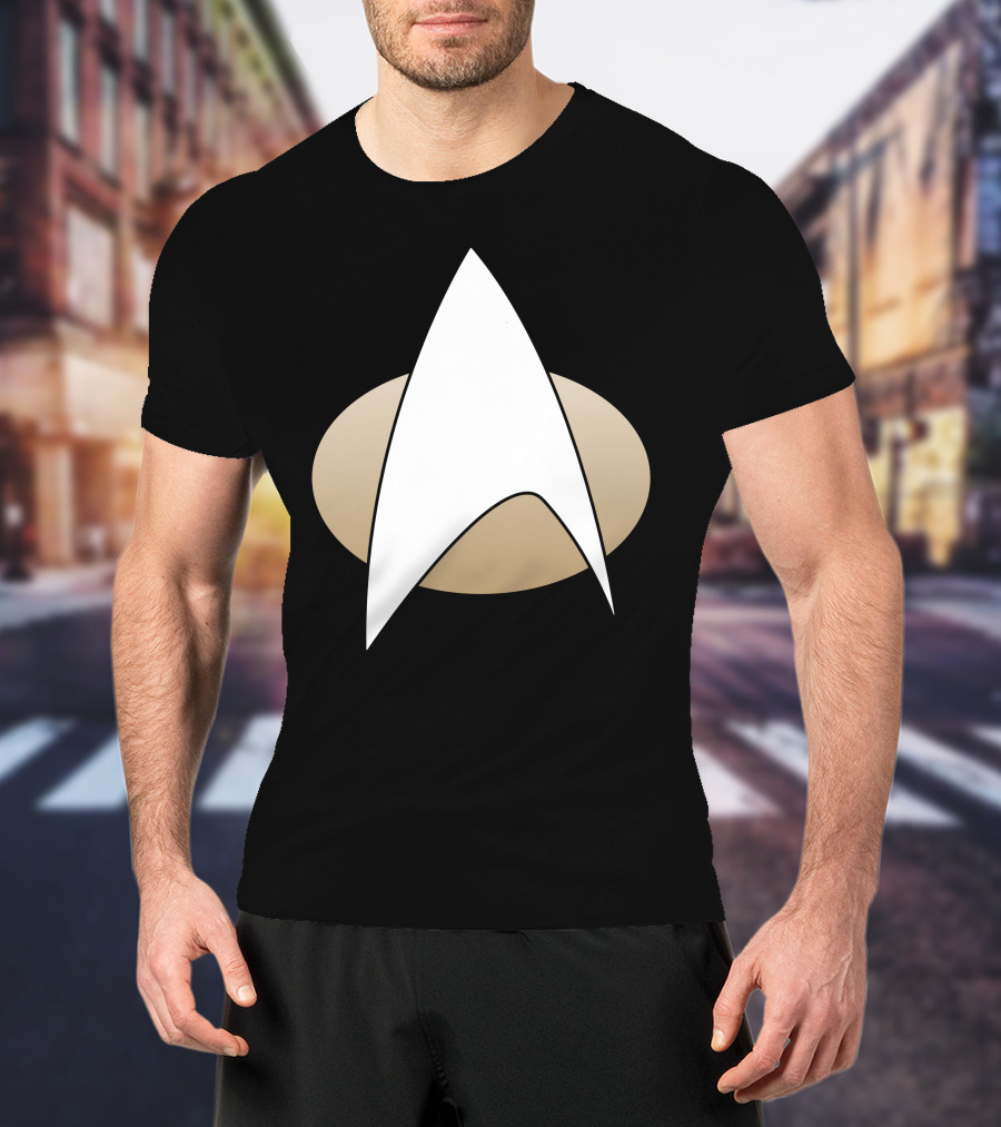 Star Trek Command Red Paneled Uniform Badge Insignia T-Shirt