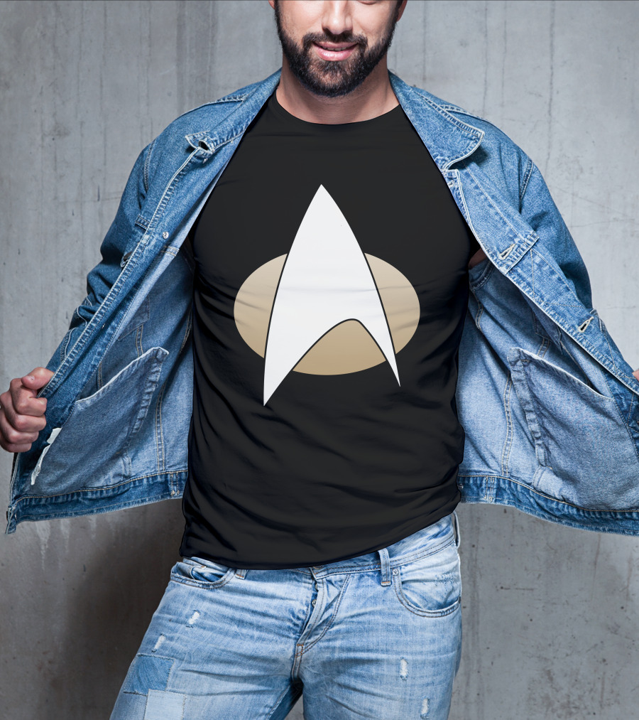 Star Trek Command Red Paneled Uniform Badge Insignia T-Shirt