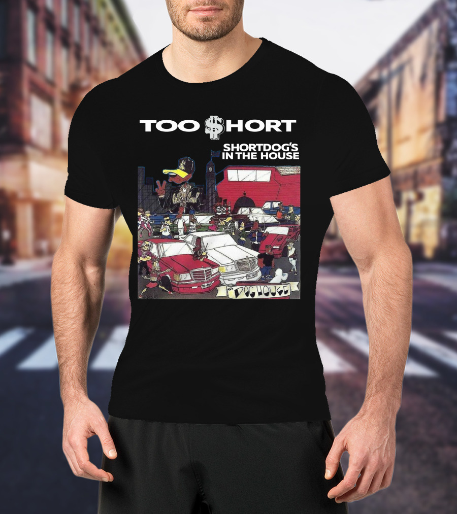 Too Short Short Dog's In The House Dog House Urban Scene T-Shirt
