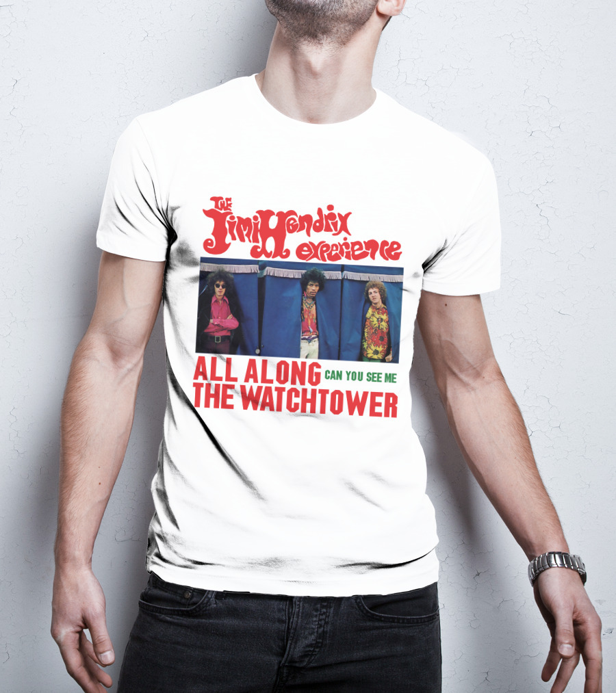 The Jimi Hendrix Experience All Along The Watchtower Can You See Me T-Shirt