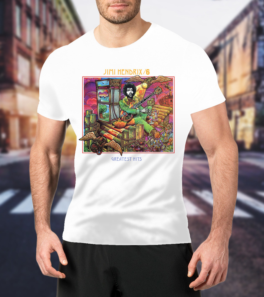 Jimi Hendrix Greatest Hits 6 T-Shirt