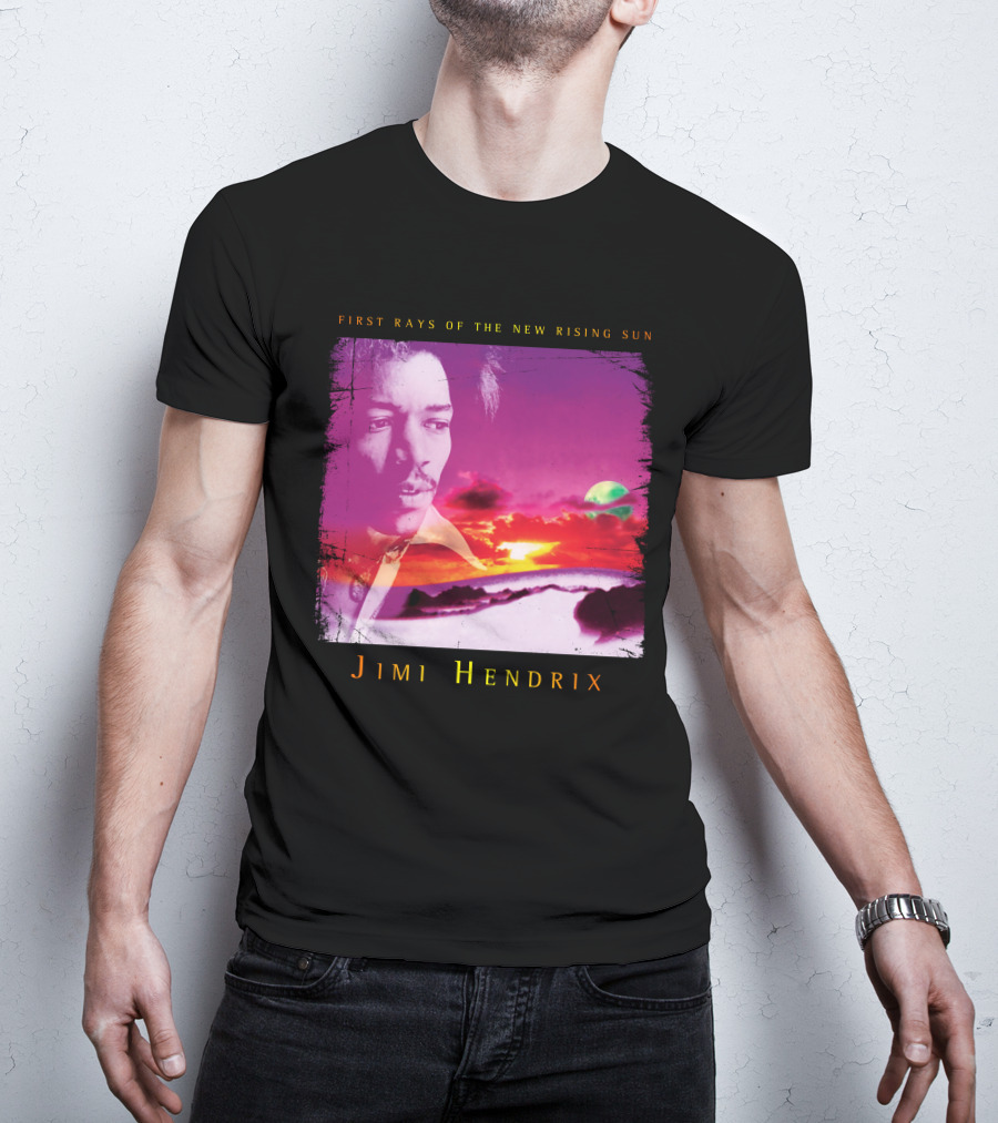 Jimi Hendrix First Rays Of The New Rising Sun Sunset T-Shirt
