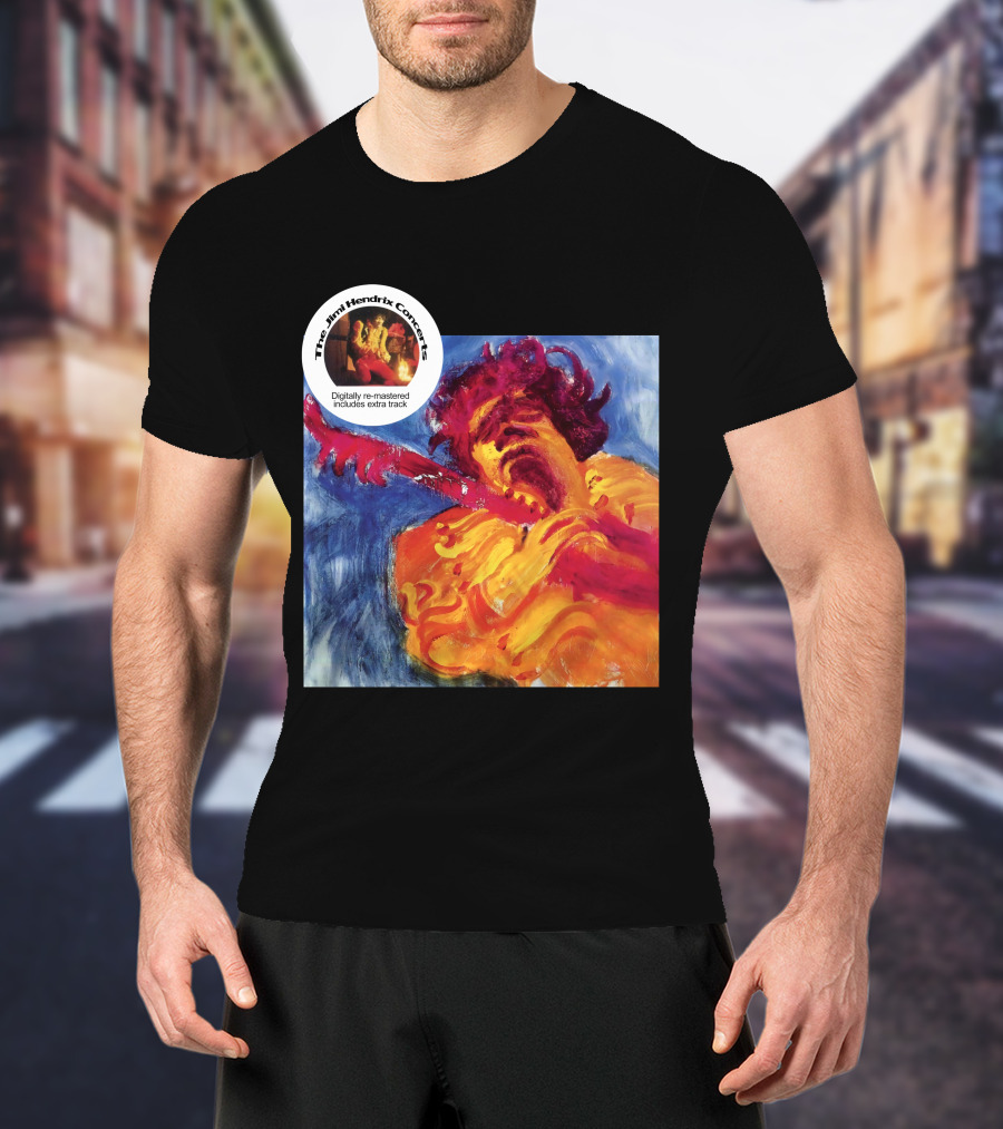 The Jimi Hendrix Concerts Digitally Re-Mastered Includes Extra Track T-Shirt