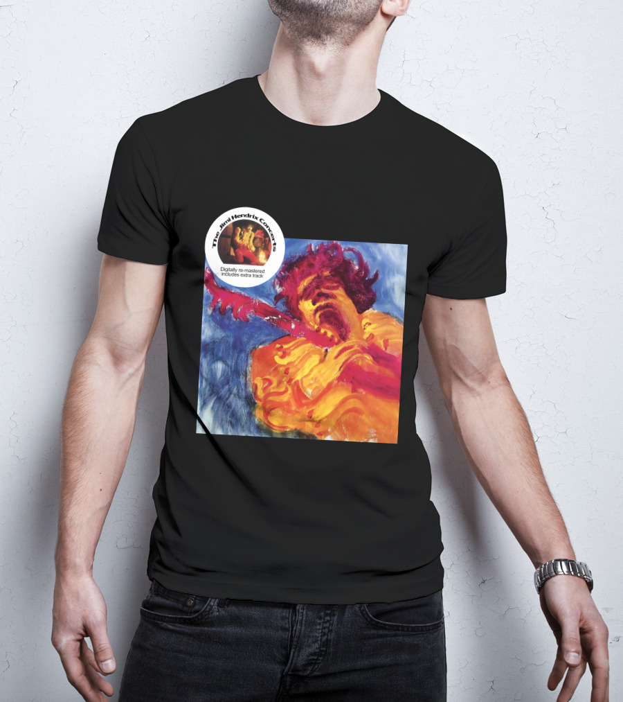 The Jimi Hendrix Concerts Digitally Re-Mastered Includes Extra Track T-Shirt