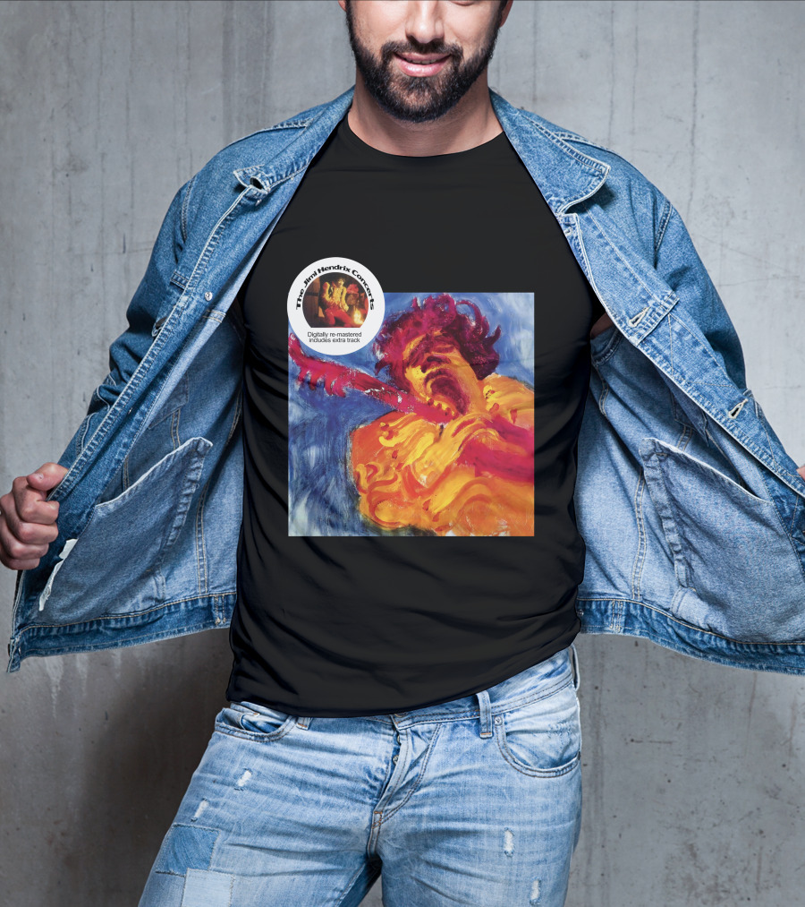 The Jimi Hendrix Concerts Digitally Re-Mastered Includes Extra Track T-Shirt