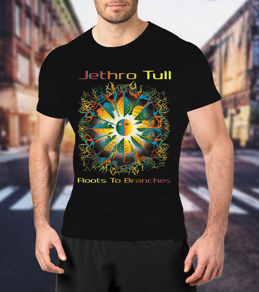 Jethro Tull Roots To Branches Vibrant Tree Circle T-Shirt
