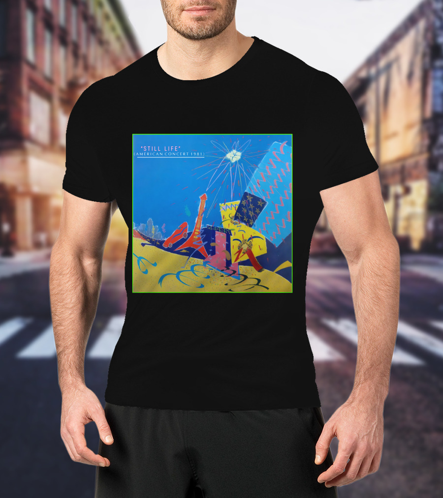 Still Life American Concert 1981 Vibrant Abstract T-Shirt