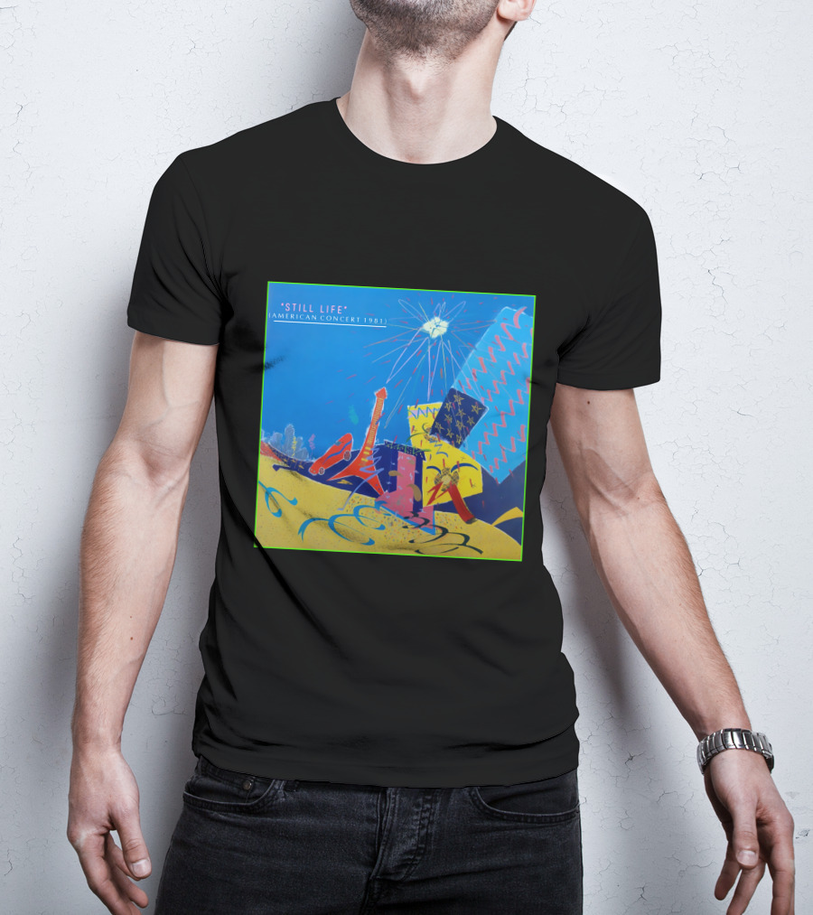 Still Life American Concert 1981 Vibrant Abstract T-Shirt