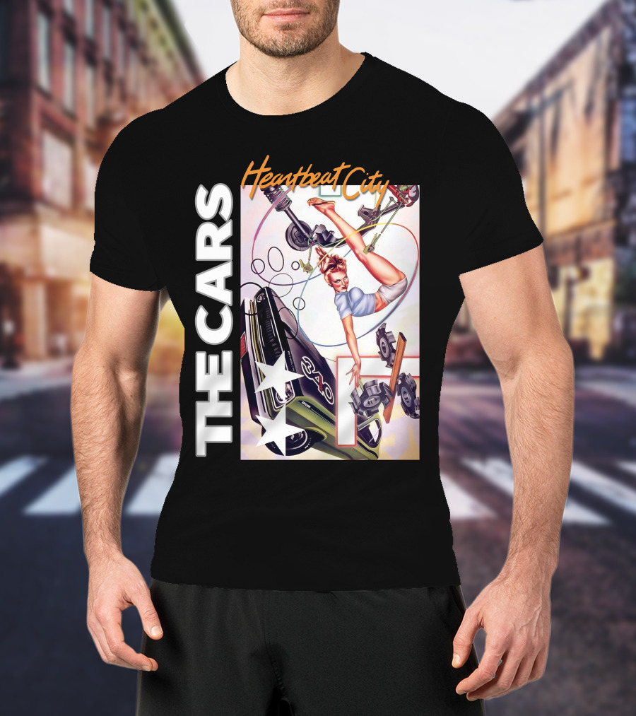 The Cars Heartbeat City 340 Retro T-Shirt