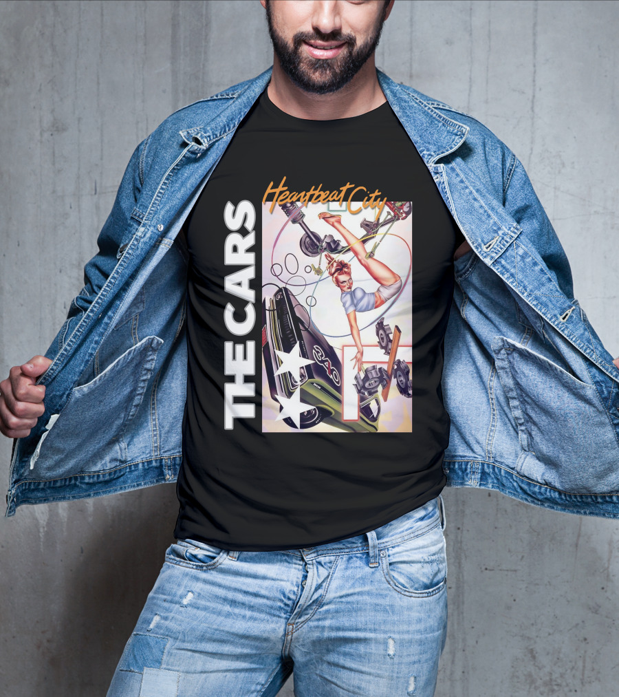 The Cars Heartbeat City 340 Retro T-Shirt