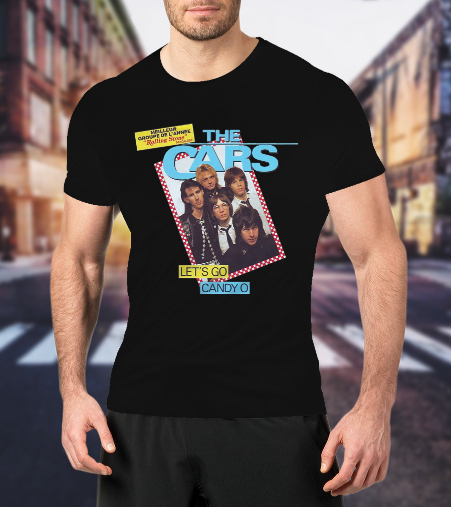 The Cars Let's Go Candy O Rolling Stone Magazine T-Shirt