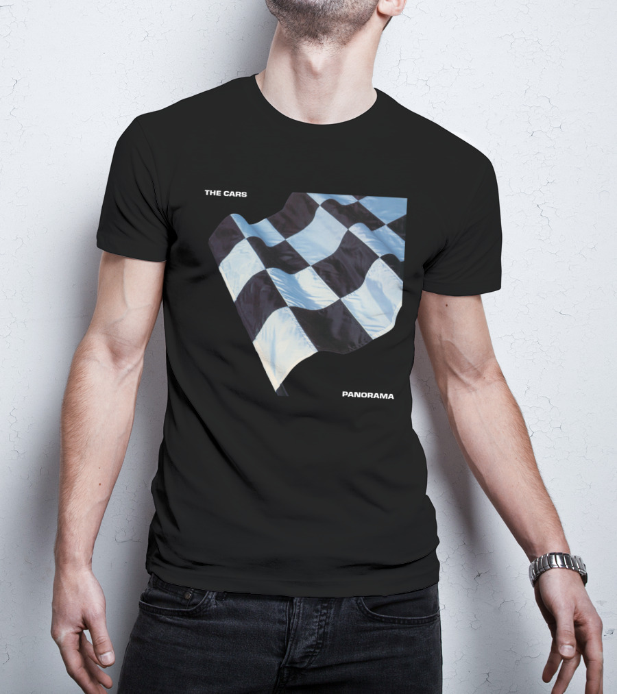 The Cars Panorama Racing Flag Cover T-Shirt