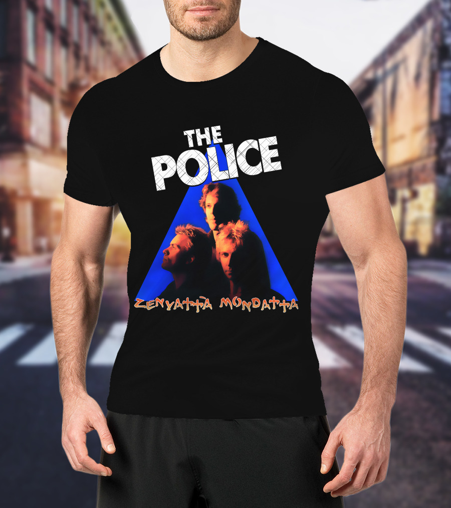 The Police Zenyatta Mondatta Album Cover T-Shirt