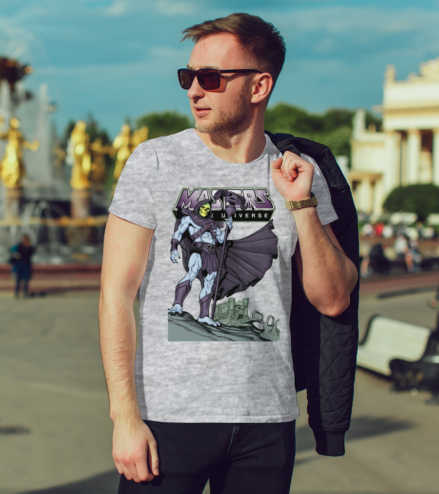 Masters Of The Universe Skeletor With Castle Grayskull T-Shirt