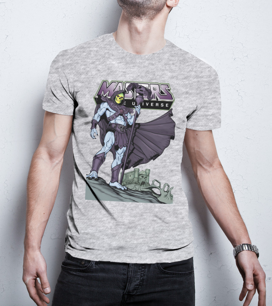 Masters Of The Universe Skeletor With Castle Grayskull T-Shirt