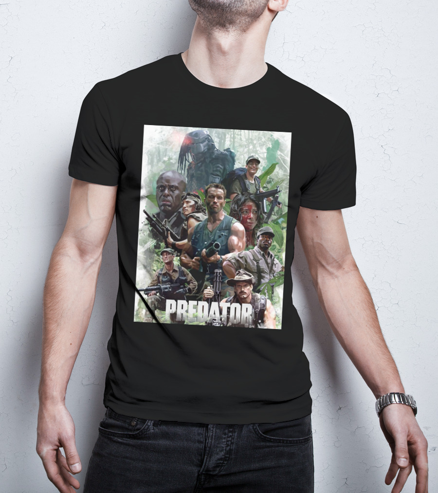 Predator Movie Characters T-Shirt