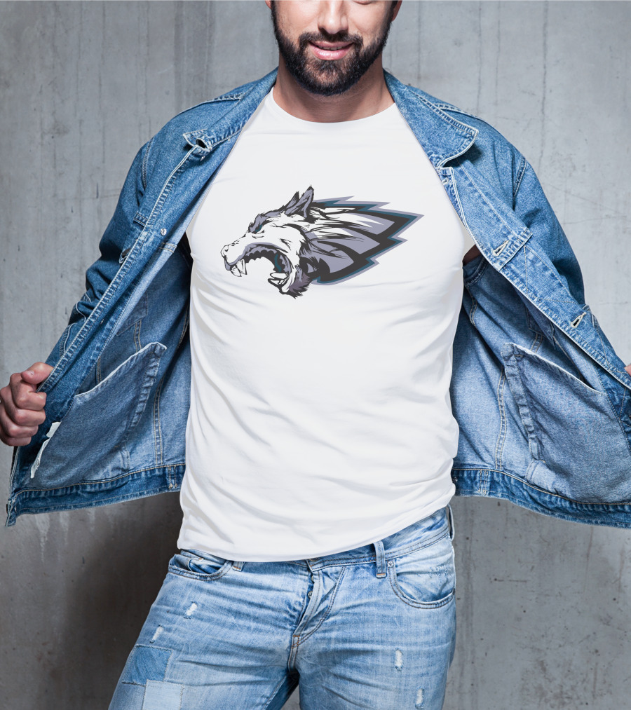 Eliot Shorr-Parks Darren Grimes X Eagles Wolf Head Wings T-Shirt