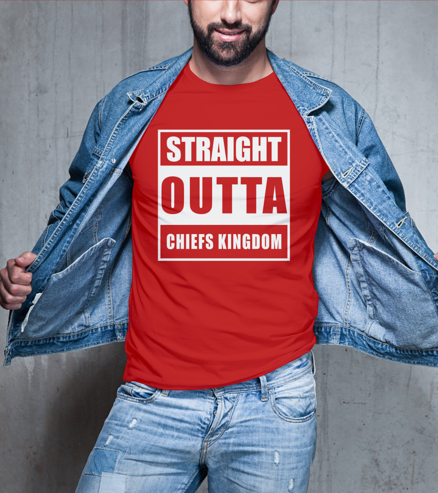 Straight Outta Chiefs Kingdom Red Friday Fan T-Shirt