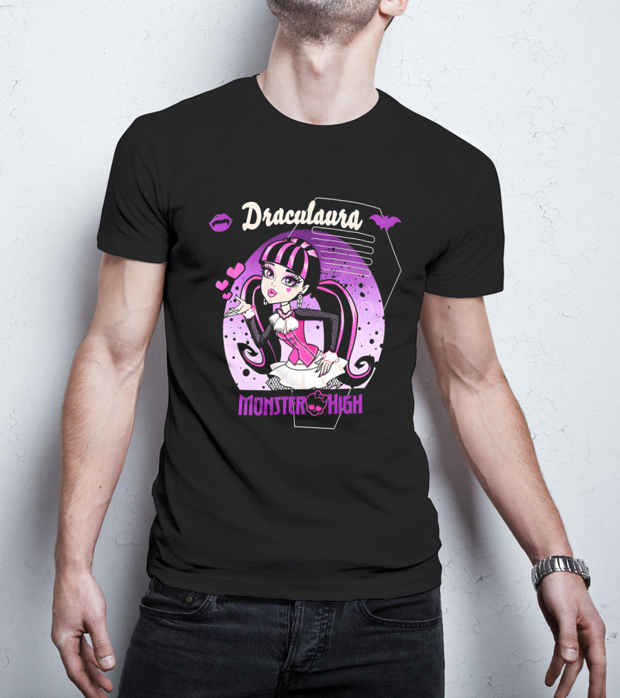 Draculaura Monster High Boyfriend Fit Girls T-Shirt