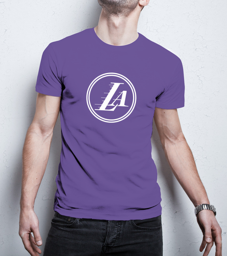 Anthony Davis Los Angeles Lakers LA Circle T-Shirt