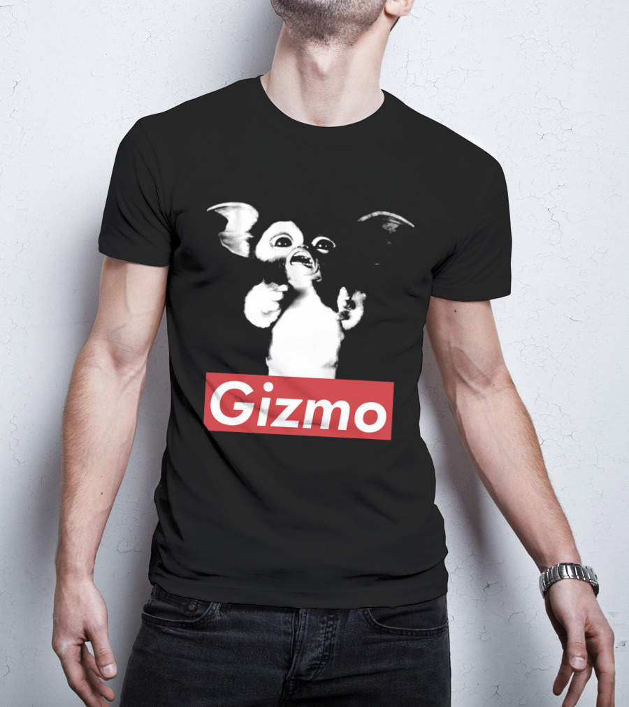 Gizmo Gremlins Vintage Style Black And White Image T-Shirt