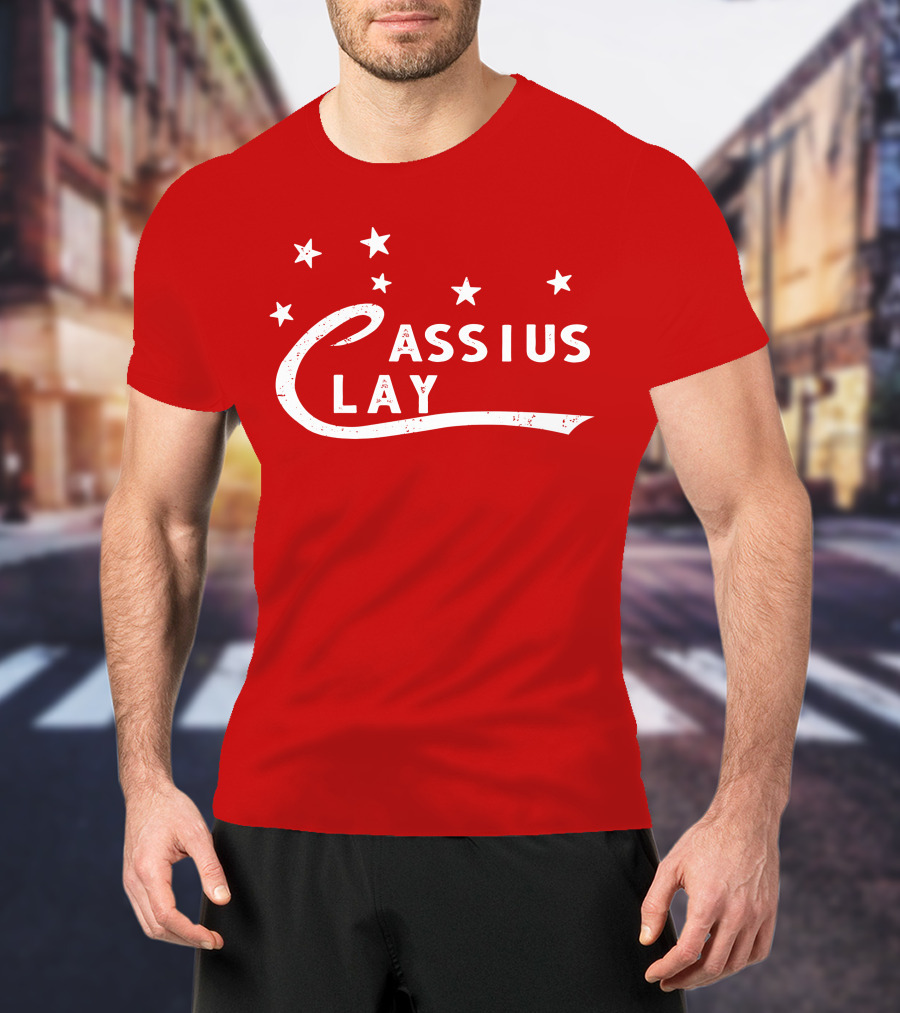 Patriot Cassius Clay Stars Red T-Shirt