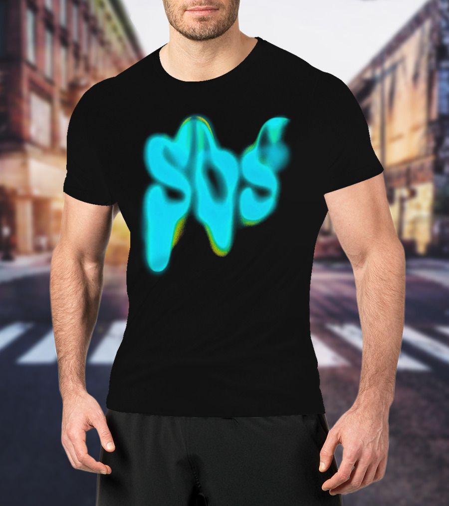 Sza SOS Neon Glow Image T-Shirt