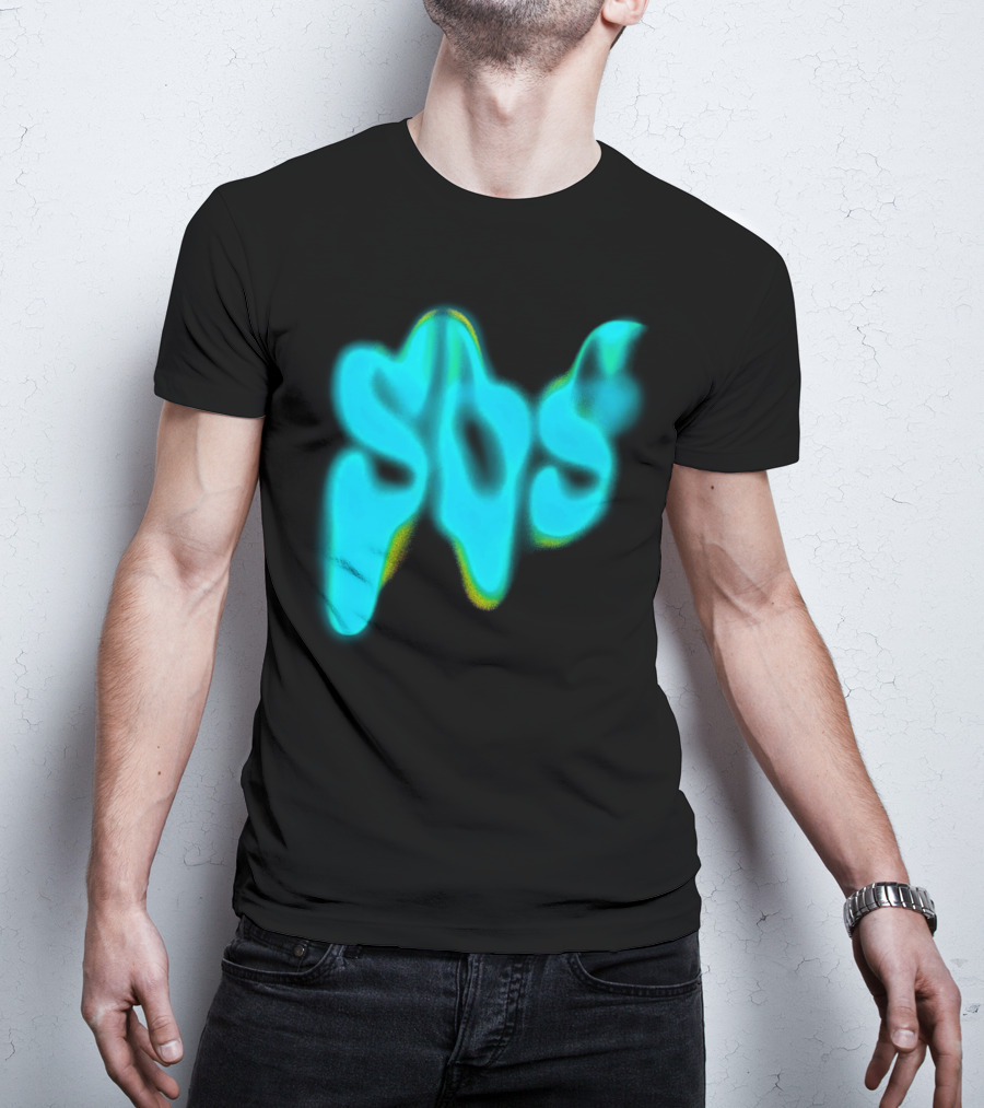 Sza SOS Neon Glow Image T-Shirt