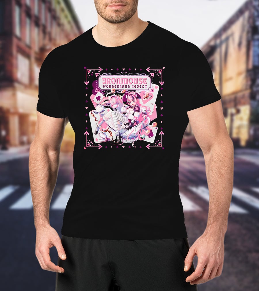 Ironmouse Wonderland Reject Alice-Inspired Fantasy Adventure T-Shirt