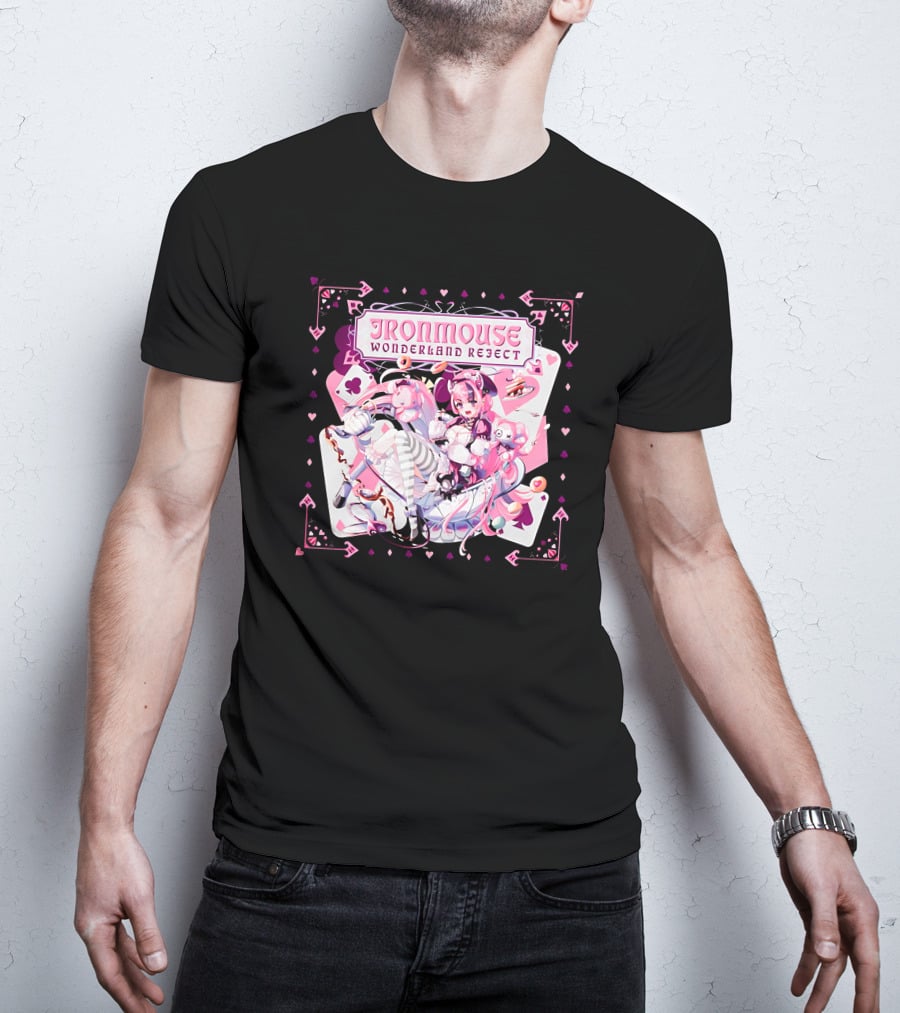 Ironmouse Wonderland Reject Alice-Inspired Fantasy Adventure T-Shirt
