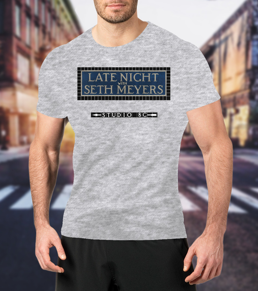 Late Night With Seth Meyers Studio 8G Subway T-Shirt