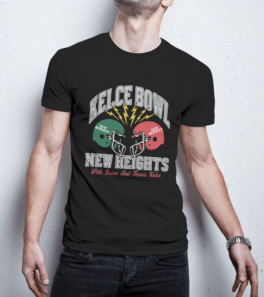 New Heights Kelce Bowl New Heights With Jason And Travis Kelce T-Shirt